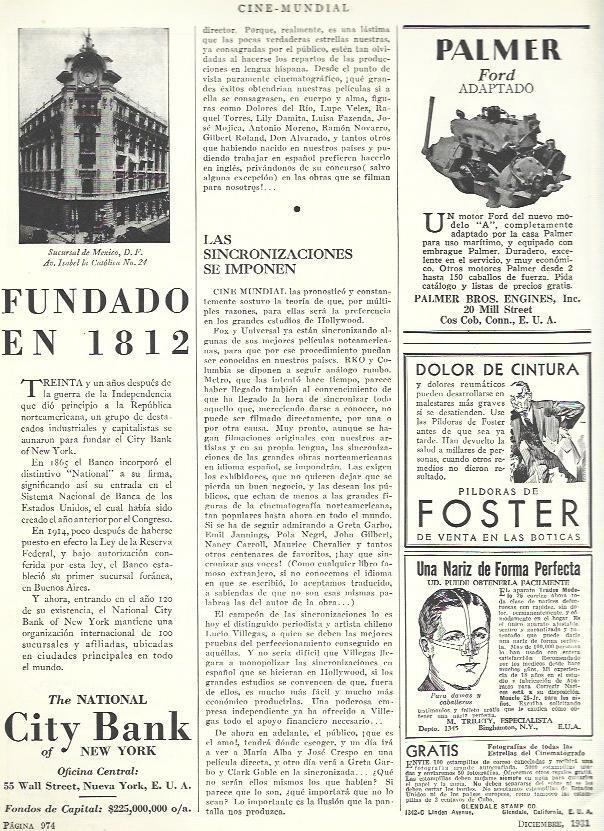 LAMINA 33528: Publicidad de The National City Bank