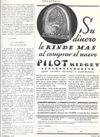 LAMINA 33526: Publicidad de Radio Pilotmidget