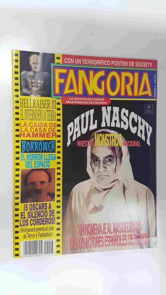 Revista: Fangoria numero 08, mayo 1992. Poster de Society