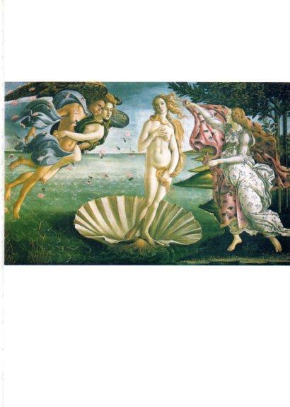LAMINA V25682: El nacimiento de Venus por Botticelli