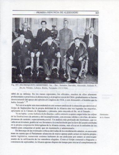 LAMINA V25654: Decimoquinto Ministerio marzo 1924