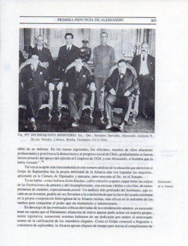 LAMINA V25654: Decimoquinto Ministerio marzo 1924