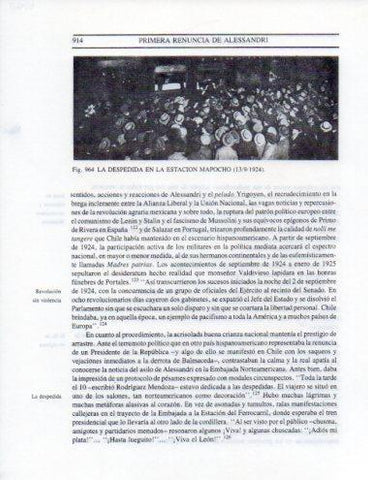 LAMINA V25657: Despedida en la estacion Mapocho 1924