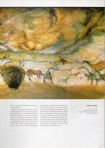LAMINA V25660: La Sala de los Toros, Cueva de Lascaux Francia