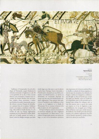 LAMINA V25669: Tapiz de Bayeux detalle