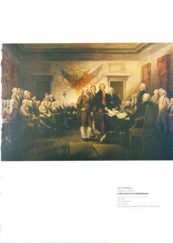 LAMINA V25715: La Declaracion de Independencia por J. Trumbull