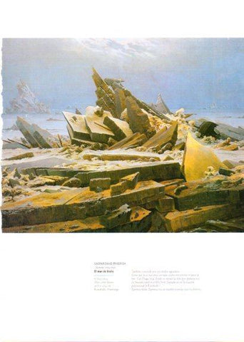 LAMINA V25719: El mar de hielo por Friedrich