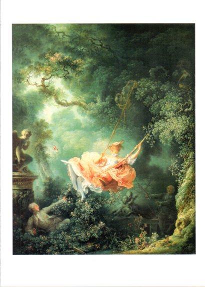 LAMINA V25712: El columpio por Fragonard
