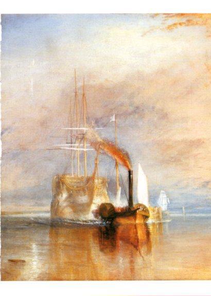 LAMINA V25722: La nave de guerra Temeraire por Turner