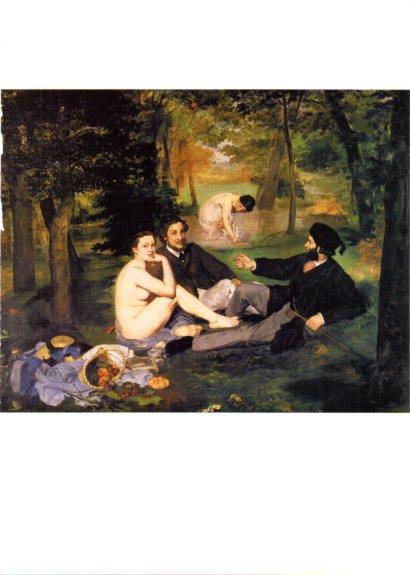 LAMINA V25724: Almuerzo en la hierba por Manet