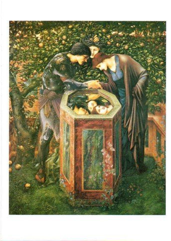 LAMINA V25725: La cabeza siniestra por Burne-Jones