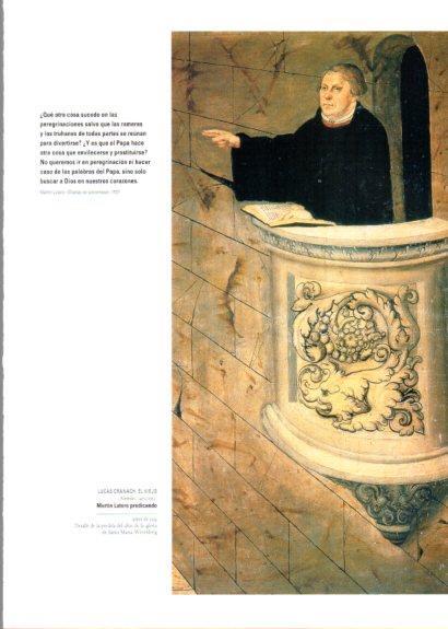 LAMINA V25693: Martin Lutero predicando por Cranach el Viejo