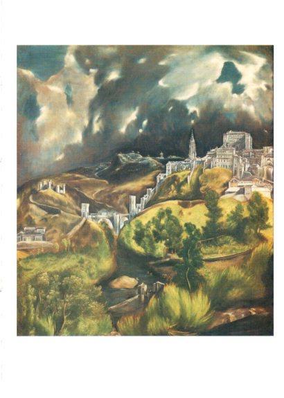 LAMINA V25698: Vista de Toledo por El Greco