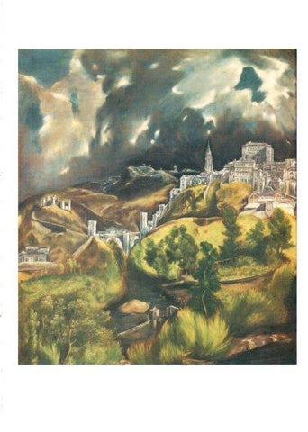 LAMINA V25698: Vista de Toledo por El Greco