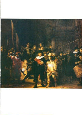 LAMINA V25704: La ronda de noche por Rembrandt