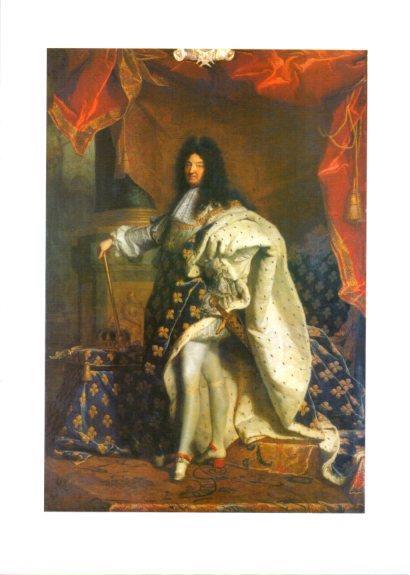 LAMINA V25708: Luis XIV rey de Francia or H. Rigaud