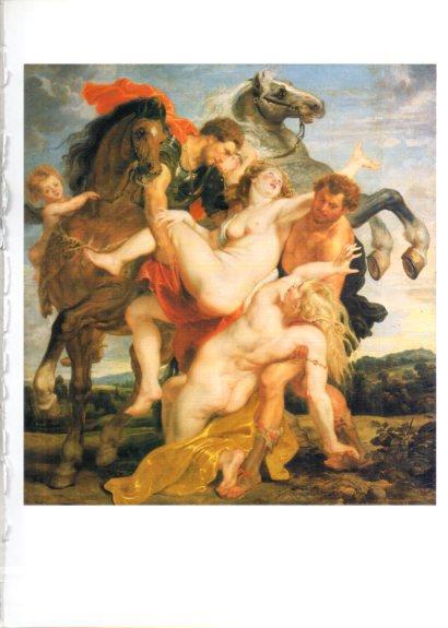 LAMINA V25701: El rapto de las hijas de Leucipo por Rubens