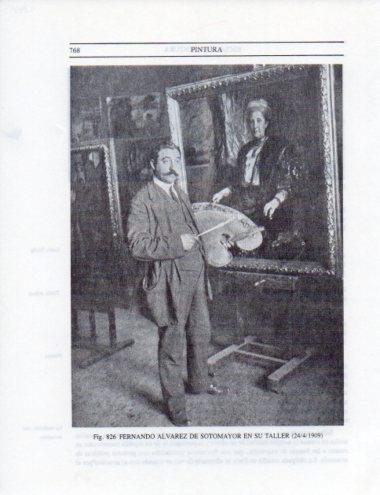 LAMINA V25593: F. Alvarez de Sotomayor en su taller 1909