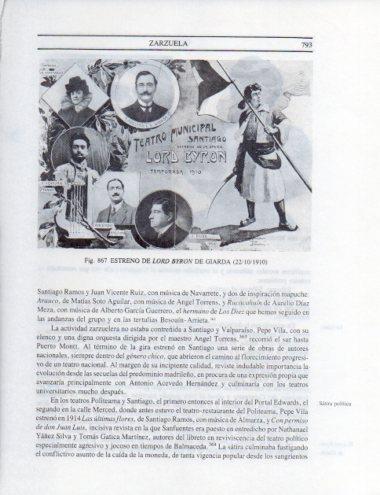 LAMINA V25606: Estreno de Lord Byron de Giarda 1910