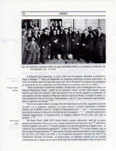 LAMINA V25576: Manuel Magallanes en la Academia Literaria de Valparaiso