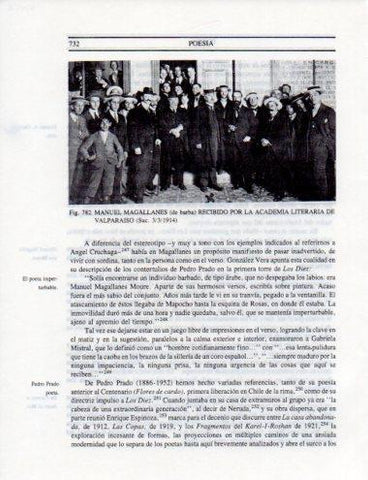 LAMINA V25576: Manuel Magallanes en la Academia Literaria de Valparaiso