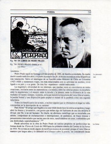 LAMINA V25577: Ex-libris de Pedro Prado