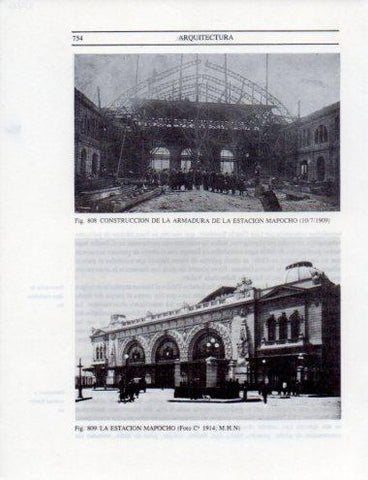 LAMINA V25586: Estacion Mapocho de Santiago