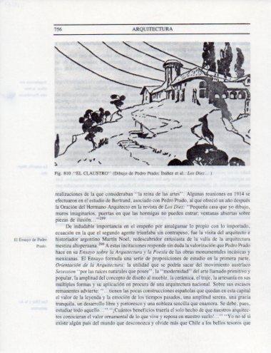 LAMINA V25587: El claustro por Pedro Prado