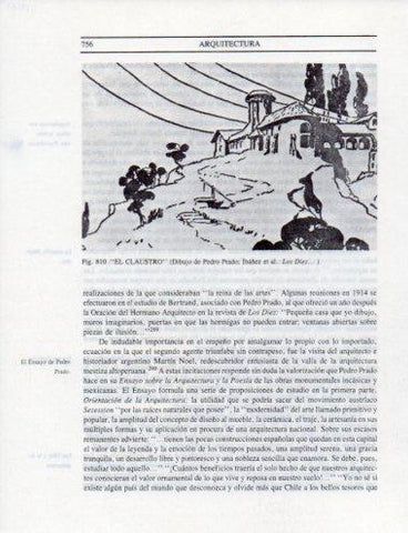 LAMINA V25587: El claustro por Pedro Prado