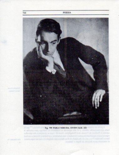 LAMINA V25582: Pablo Neruda joven