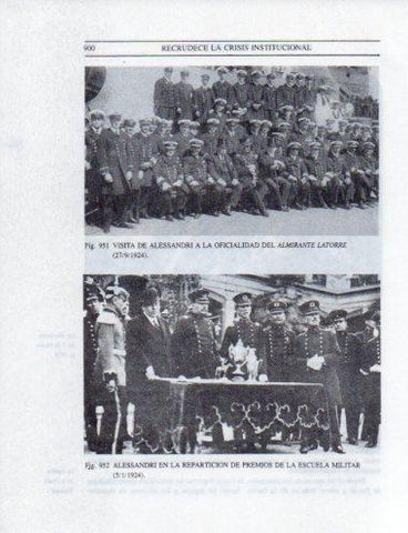 LAMINA V25639: Alessandri en la Escuela Militar, Chile