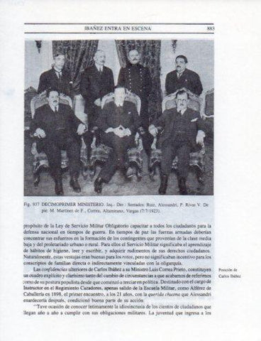 LAMINA V25633: Decimoprimer Ministerio julio 1923, Chile