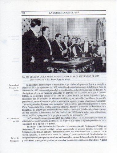 LAMINA V25646: Lectura de la Nueva Constitucion septiembre 1925 
