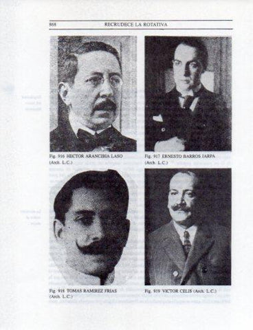LAMINA V25625: H. Arancibia Laso, E. Barros Jarpa y Victor Celis