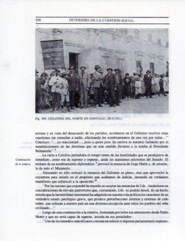 LAMINA V25622: Cesantes del Norte en Santiago 1921