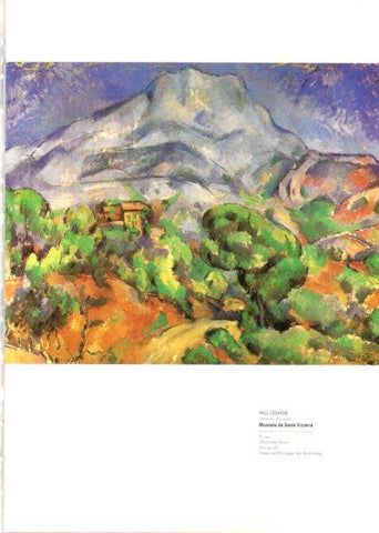 LAMINA V25730: Montaña de Santa Victoria por Cezanne