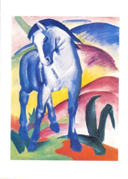LAMINA V25736: Caballo Azul I por Franz Marc