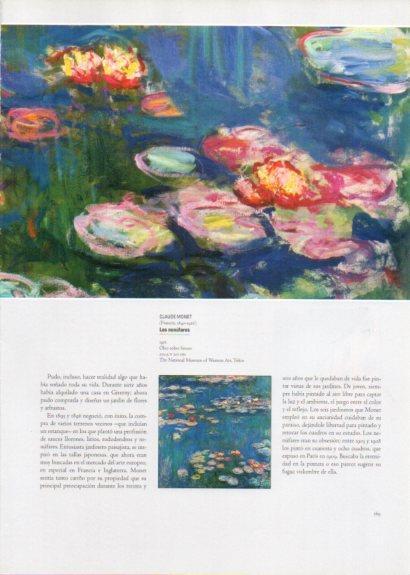 LAMINA V25738: Los nenufares detalle por Monet