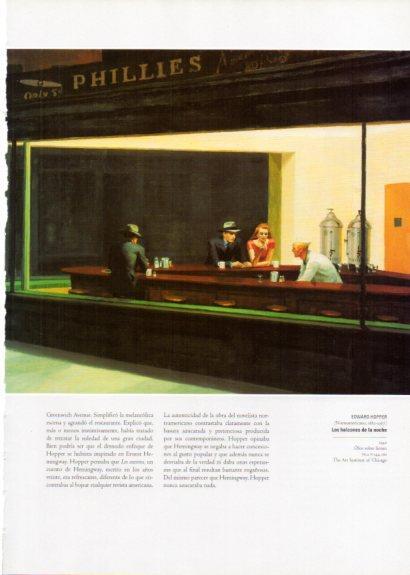 LAMINA V25745: Los halcones de la noche por E. Hopper
