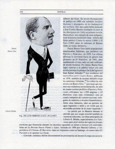 LAMINA V25358: Luis Orrego Luco caricatura 1907