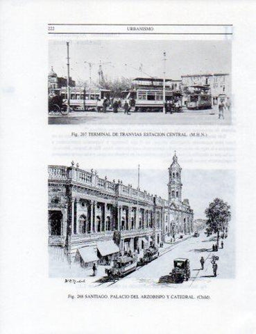 LAMINA V25361: Terminal de tranvias Estacion Central de Santiago