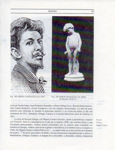 LAMINA V25369: El Niño taimado escultura por Simon Gonzalez