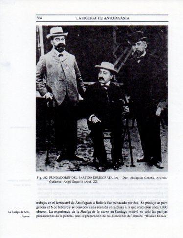 LAMINA V25395: Fundadores del Partido Democrata de Chile