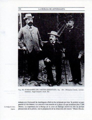 LAMINA V25395: Fundadores del Partido Democrata de Chile