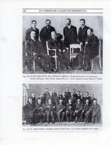 LAMINA V25396: Junta Ejecutiva del Partido Liberal de Chile 1906