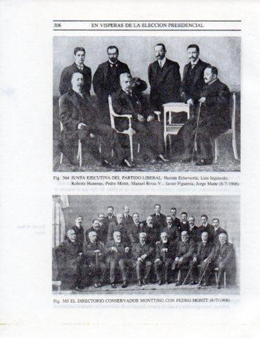 LAMINA V25396: Junta Ejecutiva del Partido Liberal de Chile 1906