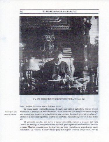 LAMINA V25399: Riesco en su gabinete de trabajo