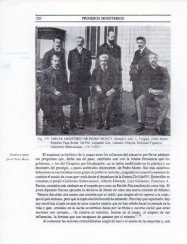 LAMINA V25403: Tercer Ministerio de Pedro Montt