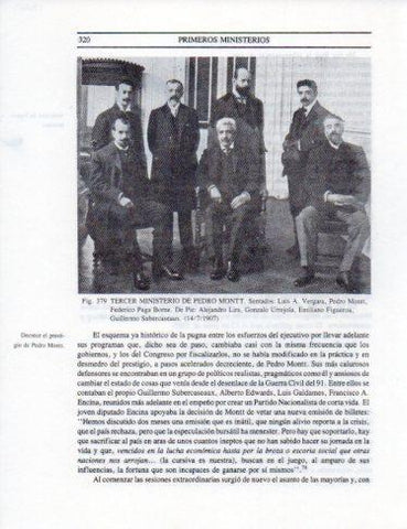 LAMINA V25403: Tercer Ministerio de Pedro Montt