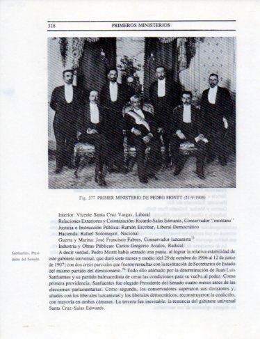 LAMINA V25402: Primer Ministerio de Pedro Montt 